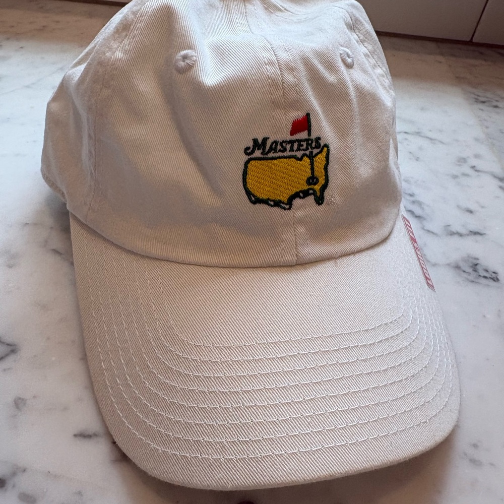 White Masters Golf Hat- small fit - Picture 7 of 13